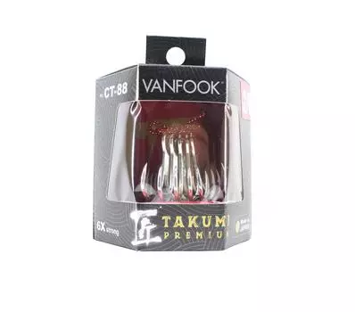 Тройные крючки Vanfook GT Takumi Premium Размер 2/0 (7456)