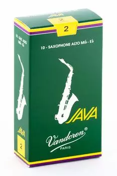 Трость для саксофона альт Вандорен JAVA 2 Твёрдость (10 кусочков)