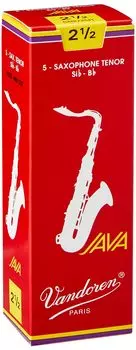Трость для саксофона-тенора Van Doren JAVA FILED RED CUT Твердость: 2-12 (5 кусков)