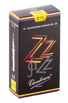 Трость для сопрано-саксофона Vandoren ZZZ Hardness: 2-12 (10 кусочков)
