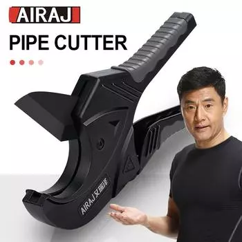 Труборез AIRAJ 42MM Sk5 из стали, сверхпрочный, экономящий труд, профессиональный ножницы из ППР, ножницы для шлангов из ПВХ, электрический инструмент для резки линий