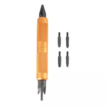 Труборез многофункциональный инструмент для зачистки труб синий инструмент для удаления заусенцев для металла легкий инструмент для снятия заусенцев