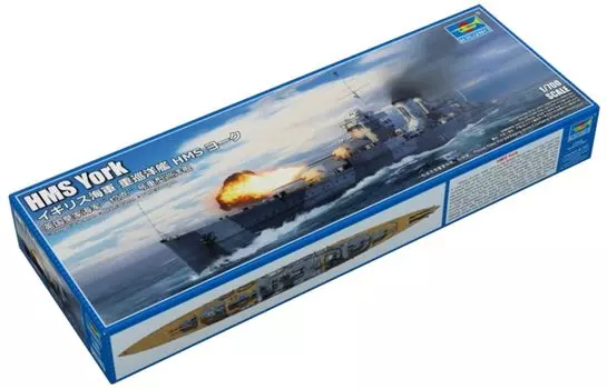TRUMPETER British Heavy Cruiser HMS York Plastic Model 06745 1/700