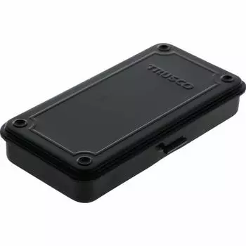 TRUSCO T-19MBK Trunk Tool Box, 80.9 x 4.3 x 1.3 inches (203 x 109 x 35 mm), Matte Black