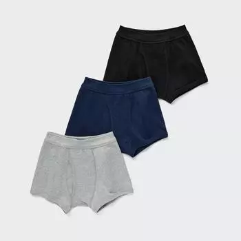 Трусики-боксеры UNIQLO BOYS (гладкий) 3P