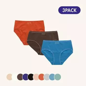 Трусики Vivviv Organic O, набор из 3 штук A SET_M
