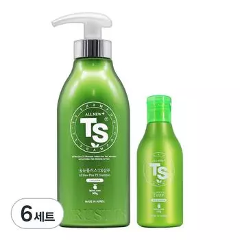 TS All New Plus Shampoo 500g + 100g, 6 sets