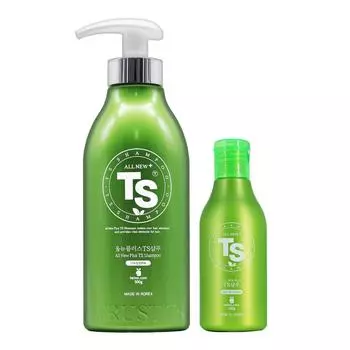 TS All New Plus Шампунь 500г + 100г, 1 набор