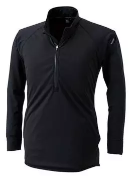 TS DESIGN ламинированная рубашка с длинным рукавом на молнии для 4235 97 черный x черный 3 л осень/зима