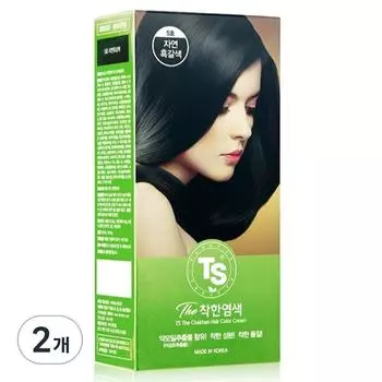 TS Good dyeing, No. 5 natural dark brown, 2 pcs.
