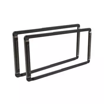 Tsuchiya Yac Car Supplies набор рамок для номеров, плотный черный 390 мм x 205 мм x 25 мм PF-399