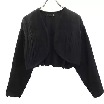 TSUMORI CHISATO 80-е годы Сделано в Японии Винтажный Issey Miyake С длинным рукавом Плиссированное болеро Женское Б/У