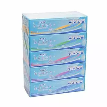 Туалетная бумага Value 5 Elmore Flushable 180W x 5 коробок x 5 наборов [Value Sets]
