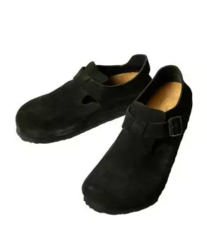 Туфли 1028103 London ЧЕРНЫЕ см [Birkenstock] 25.0 [предмет] чёрный