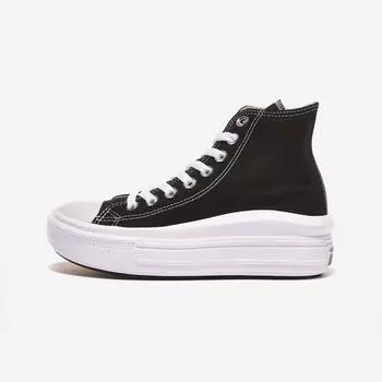 Туфли Converse Chuck Taylor All-Star Move Black High 568497C на плоской подошве