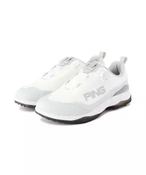 Туфли для гольфа x Белые см [Ping Apparel] (тип шипа/тип циферблата) / Мужской / 621-5992201 030_Белый 28.0