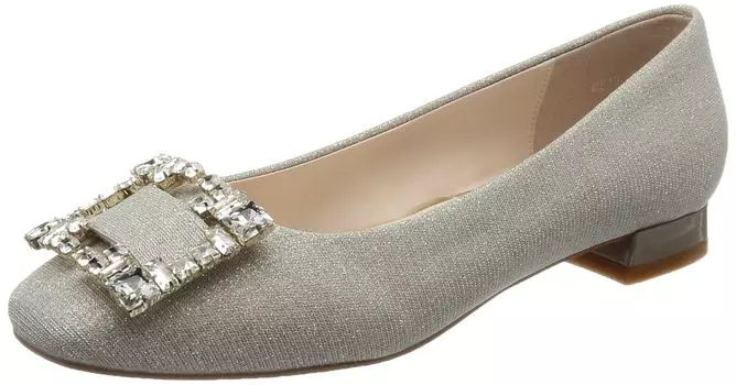 Туфли-лодочки Stuart Pumps Bijou Buckle Motif Cutter 6519 PT см E [Jill Shoe] женские 23,5