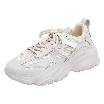 Туфли на платформе Dad Shoes женские осенние новые универсальные маленькие белые туфли повседневная спортивная обувь 35