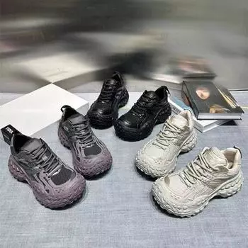 Туфли на платформе Tire Sole Dad Shoes для женщин, весенние и осенние, спортивная, универсальная, повседневная обувь в стиле колледжа 35