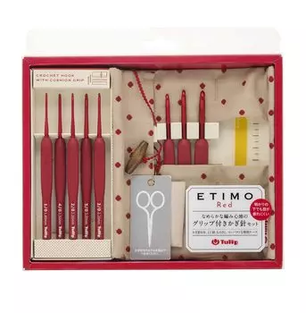 Тюльпан Спицы для вязания ETIMO Red Набор крючков для вязания красный