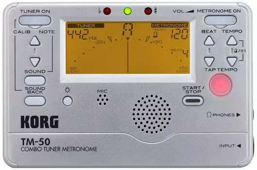 Тюнер/метроном KORG SL Silver TM-50