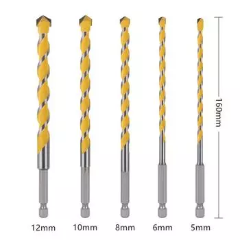 Tungsten Carbide Drill Bit 1/4 Inch Hex Shank Brand New