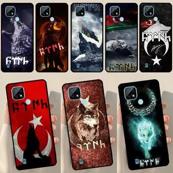 Turkish language bozkurt gray wolf Case For OnePlus Nord 2 9 10 Pro 9R 10R 8T Cover For Realme GT Master Neo 2 3 8i 9i 8 Pro Realme C21