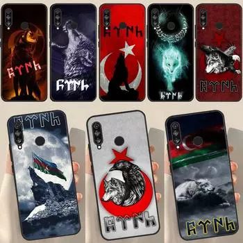 Turkish language bozkurt gray wolf Case For Honor 50 8X 9X 10i Cover For Huawei P30 P40 Lite P50 P20 Pro P Smart 2019 Nova 5T Huawei P40 Pro