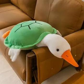 Turtle Duck Turtle Shell Duck Plush Toy Creative Cute Turtle Transforms Into Duck Doll Gift 65cm