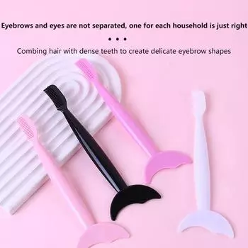 Тушь для макияжа Shield Guard Eye Lash Mascara Аппликатор Расческа для завивки ресниц Кисть для завивки ресниц Трафареты для макияжа глаз с двойной головкой розовый