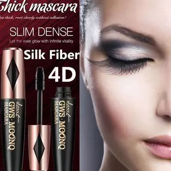 Тушь для ресниц 4d Fiber Mascara Black Eye Curling Eyelash Double Mascara Водостойкая тушь для ресниц Инструмент для макияжа