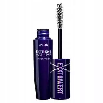 Тушь для ресниц Avon Exxtravert, водостойкая, коричнево-черная 9,5 мл