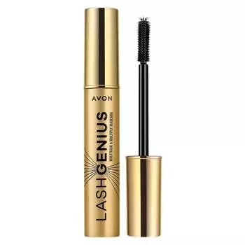 Тушь для ресниц Avon Geniusz Lash 5in1 коричневого цвета