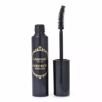 Тушь для ресниц Canmake Gokubuto Super Black 6.8 г Volume Curl Keep Снимайте горячей водой