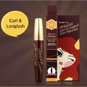 Тушь для ресниц FARM STAY Princess Curl And Longlash 12г