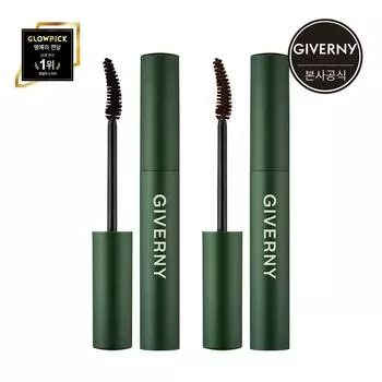 Тушь для ресниц Giverny close fixing 7 г, 01 черный, 1 шт.