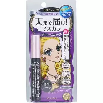 Тушь для ресниц Heroine Make Volume & Curl Super WP 01 Jet Black 6г
