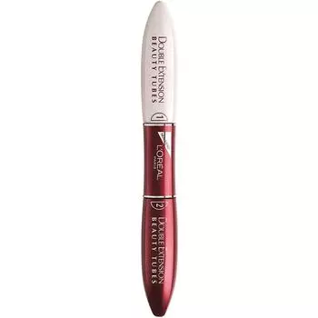 Тушь для ресниц LOREAL PARiS Double Extension Beauty Tube 14 мл, Double Extension Beauty Tube, 1 шт.