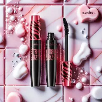 Тушь для ресниц Leopard Silk Fiber Black Mascara Водостойкая, стойкий, удлиняющий, завивающий, черный, для ресниц, косметика для макияжа