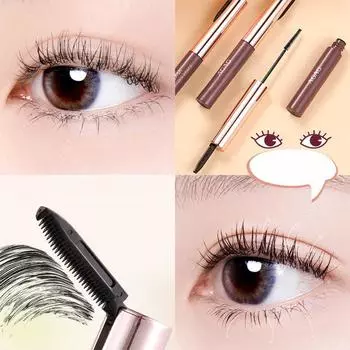 Тушь для ресниц Magic Brush водонепроницаема и устойчива к поту, ее нелегко размазать, ресницы подсолнечника длинные и завитые, макияж