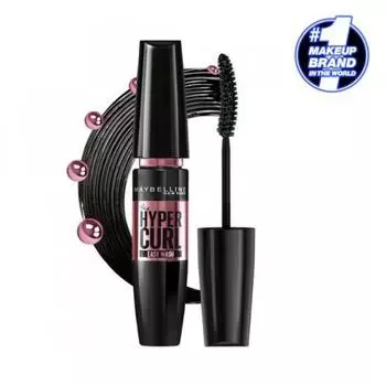 Тушь для ресниц Maybelline New York Hyper Curl Volume Mascara Easy Wash