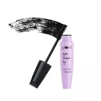 Тушь для ресниц Plum Eye-Swear-By Volume | Легкая и легко наращиваемая формула | 100% веганский продукт и не тестируется на животных | 01 Black