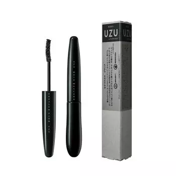 Тушь для ресниц UZU Mote Mascara Eyelash Serum, водостойкая, смывается горячей водой, не содержит глютена, не содержит синтетических красителей, не содержит искусственных отдушек [черный]