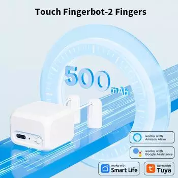 Tuya Rechargeable Touch Fingerbot Smart Life BLE Беспроводной сенсорный экран Switch Robot Поддержка Alexa Google Home Voice Assistant