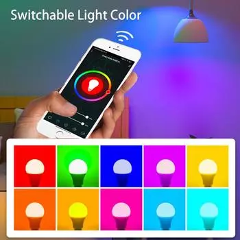 Tuya WIFI Smart LED Bulb Smart Life APP-управление 12 Вт 15 Вт 18 Вт E27 85-265 В Alexa Lamp Google Assisatnt Yandex Alice Voice Control
