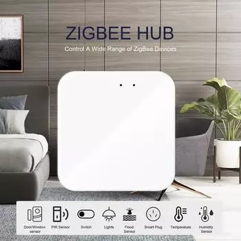 Tuya ZigBee 3.0 Smart Hub, беспроводной/проводной шлюз для голосового дистанционного управления через приложение, работает с помощником Alexa Google Home