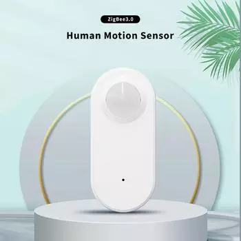 Tuya Zigbee Human Presence+ PIR датчик обнаружения движения Детектор освещенности Работает от батареи Поддержка Zigbee2mqtt Home Assistant