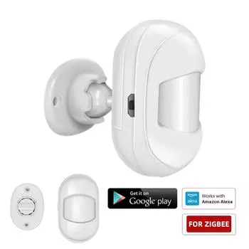 Tuya Zigbee Human Sensor 3.0 Smart Infrared Detectors Motion Sensor Alarm Compatible Voice Control Alexa Work With ZigBeeGateway