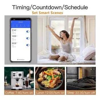 Tuya Zigbee WiFi DIY Smart Switch Breaker APP Remote Timing Wireless Control Relay Automation Modules Alexa Google Home Voice WIFI 1gang