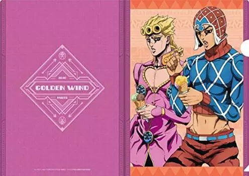 ТВ аниме Bizarre Adventure Golden Clear File JoJo s Wind Giorno & Mista